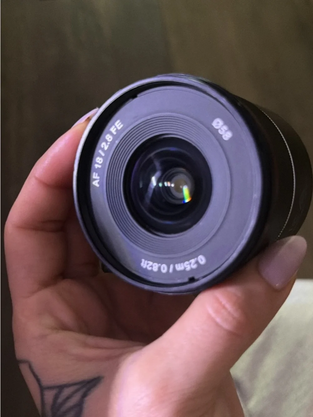 Rokinon AF 18mm 2.8 FE Sony lens